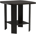 Furinno Simple Design End Table, 2-Pack, Espresso