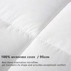 Mattress Pad Queen Size - Soft Comfort Mattress Cover, Quilted Fitted Mattress Topper with Anchor Bands Fits 8-21 Inch Mattress, Breathable Fluffy Pillow Top