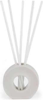 ScentAir Infused Liquidless Reeds | Includes 25 Flameless Reeds and 1 Decorative Vase, White | Essential Oil Aroma Diffuser Sticks | Fresh Spa Scents | Gifting Fragrance | Eucalyptus Mint