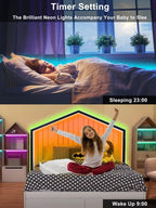 132ft RGB LED Neon Rope Lights with App, Remote Control, IP65 Waterproof Neon Light Strip Outdoor Indoor, DIY Design Flexible Led Strip Lights for Bedroom Essentials, Gaming Accessories