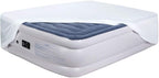 Bedecor Fitted Sheet for Air Mattress Inflate Without Disassembly Convenient & Firm Deep up to 21" White -Full