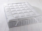 Royal Hotel Bedding Mattress Topper, California King, 2 Inches Hypoallergenic Overfilled Down Alternative Anchor Bands Mattress Topper