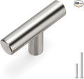 homdiy 500Pack Cabinet Knobs Brushed Nickel Drawer Knobs - 2in Overall Cabinet Door Knobs Single Hole Knobs Modern Cabinet Hardware for Kitchen Cabinets, Dresser Drawers