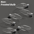 20-Pack E12 Candelabra Light Bulbs 40W Warm White 2500K, 380 Lumen Dimmable Chandeier Light Bulbs for Ceiling Fan, Pendants or Outdoor, B10 Clear Incandescent Candle Bulbs