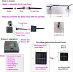 Solar Christmas Lights Outdoor Waterproof 30 LED 20 ft 8 Modes Solar Powered Snowflake String Lights for Garden Patio Yard Home Christmas Tree Parties(Warm White)