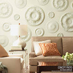 12 1/2"OD x 3 7/8"ID x 3/4"P Bradford Ceiling Medallion (Fits Canopies up to 6 5/8"), Hand-Painted Rich Gold
