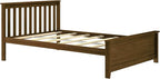 Plank+Beam Solid Wood Full Bed Frame, Platform Bed with Headboard, Walnut