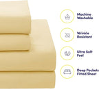 Sweet Home Collection 7 Piece Comforter Set Bag Solid Color All Season Soft Down Alternative Blanket & Luxurious Microfiber Bed Sheets, Sorento, Full