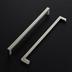 Ravinte 3 Pack 11-5/16 Inch Square Cabinet Handles Satin Nickel Pulls Brushed Nickel Drawer Pulls Kitchen Cupboard Hardware for Cabinets Cupboard Drawer Handles
