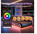 Led Lights for Bedroom 132ft (2 Rolls of 65.6ft), Color Changing RGB Led Strip Lights with 60 Keys Remote and App Control, Music Sync Led Lights for Room Kitchen Party Home Decor
