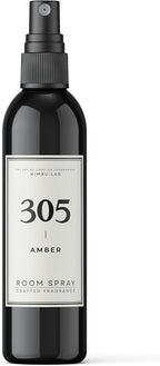 Room Spray 305 AMBER. Natural Air Freshener for Home. Linen Spray. Essential Oil Mist, Air Fresheners for Home - Amber, Violet, Lily of The Valley, Musk - Hotel Scent Diffuser 8.0 oz Black Packaging