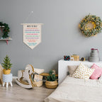 Positive Psychology Affirmations Therapy Office Decor, Back to School Decorations Canvas Hanging Pennant Flag Banner Wall Sign Decor for Bedroom Classroom Playroom Game Room Front Door