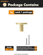 10 Pack Brushed Gold Cabinet Knobs Brass Flat Drawer Pulls Kitchen Cupboard Bathroom Dresser Cabinet Hardware Handles Zinc Alloy