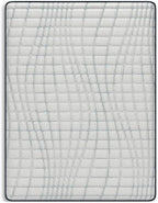 Signature Design by Ashley Hybrid 1400 14 Inch Extra Plush Gel Memory Foam Mattress with Edge Support for Pressure Relief, California King, Fiberglass Free, Mattress in A Box
