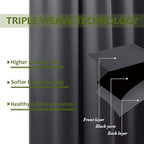 NICETOWN Wall Curtain for Bedroom, Room Divider Curtain for Doorways, Vertical Blind for Sling Door, Privacy Sound Reduction Curtains Room Dividers for Patio (Grey, 1 Panel, 8ft Tall x 8.3ft Wide)