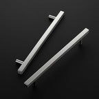 Ravinte Brushed Nickel Cabinet Handles 30 Pack 7-1/2 inch Satin Nickel Square Cabinet Pulls Silver Hardware for Kitchen Cabinets 10 inch Overall Length Stainless Steel Drawer Pulls