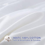 ABENE Mattress Topper for Back Pain Relief, Extra Thick Mattress Pad Pillowtop, Soft Mattress Protector Cover with 8"-21" Deep Pocket (Pure White, California King, Feather Down)