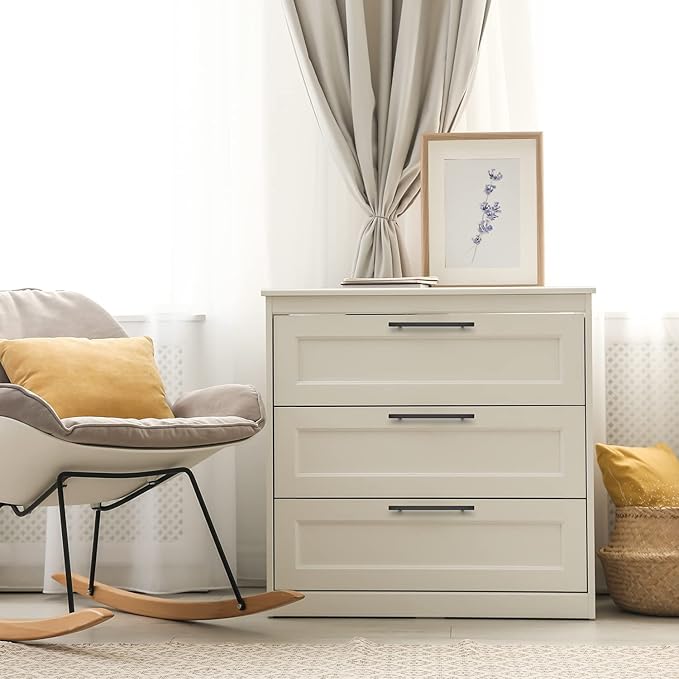 Ravinte Black Cabinet Handles 15 Pack 7-1/2 inch Matte Black Square Cabinet Pulls Black Kitchen Hardware 10 inch Overall Length Black Kitchen Drawer Pulls