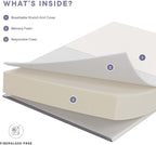 Modway Mila Firm 10" Fiberglass Free Memory Foam Twin Mattress