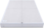 Amazon Basics Smart Box Spring Bed Base, 9-Inch Height Mattress Foundation, Tool-Free Easy Assembly, Cal King, 83"L x 71"W x 9"H, White
