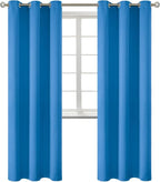 BGment Room Darkening Curtains 84 Inches Long - Grommet Thermal Insulated Drapes Window Treatment Curtains for Bedroom, 2 Panels, 42 x 84 Inch, Classic Blue