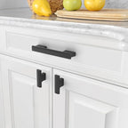 Asidrama 20 Pack 3.75 Inch(96mm) Matte Black Kitchen Cabinet Handles, Cabinet Pulls Kitchen Cabinet Hardware for Cupboard Drawer Pulls