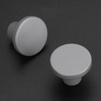 Ravinte 1 Pack Cabinet Knobs Grey Kitchen Cabinet Knobs Round Dresser Drawer Pulls Closet Door Pulls 1-1/5 Inch