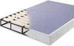 ZINUS Metal Box Spring with Wood Slats, 7.5 Inch Mattress Foundation, Sturdy Steel Structure, Easy Assembly, King