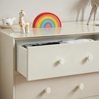 Ravinte 25 Pack Cabinet Knobs White Kitchen Cabinet Knobs Round Dresser Drawer Pulls Closet Door Pulls 1-1/5 Inch