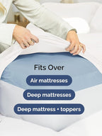 Extra Deep Twin Sheet Set - 4 Piece Breathable and Cooling Sheets - Hotel Luxury Bed Sheets Set - Easy & Secure Fit - Soft, Wrinkle Free and Comfy Sheets Set - White Sheet Set with Extra Deep Pockets
