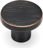 Ravinte 20 Pack Cabinet Knobs Oil Rubbed Bronze Kitchen Cabinet Knobs Round Dresser Drawer Pulls Closet Door Pulls 1-1/5 Inch