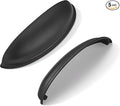 khtumeware 5 Pack 3" Drawer Pulls Matte Black Cabinet Cup Pulls Kitchen Hardware Cabinet Handles Drawer Handles Knobs 3 inch Hole Center