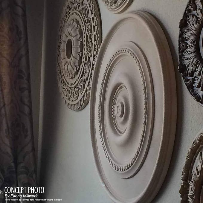 Ekena Millwork Bradford Ceiling Medallion, Platinum
