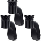 3 Pack Wall Fragrance Plug in Compatible with Bath and Body Works WallFlower Fragrances, ETL Certified, Rotatable, Precise Scent Control Fragrance Diffuser Plug for Home, Office (Black)