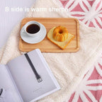 LOMAO Sherpa Fleece Blanket 71x80 Fuzzy Soft Throw Blanket Dual Sided Blanket for Couch Sofa Bed (Pink, 71''x80'')