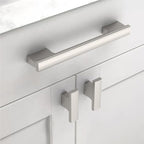 Asidrama 20 Pack 5 Inch(128mm) Brushed Satin Nickel Kitchen Cabinet Handles, Cabinet Pulls Kitchen Cabinet Hardware for Cupboard Drawer Pulls