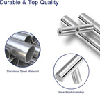 HBL' 6 Pack | 3 Inch Center to Center Brushed Nickel Cabinet Pulls Kitchen Cabinet Handles,Made of Stainless Steel,Ideal for Cabinet,Drawer,Cupboard and Wardrobe.