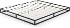 ZINUS Joseph 6 inch Metal Platform Bed Frame, Mattress Foundation, Wood Slat Support, No Box Spring Needed, Sturdy Steel Structure, King