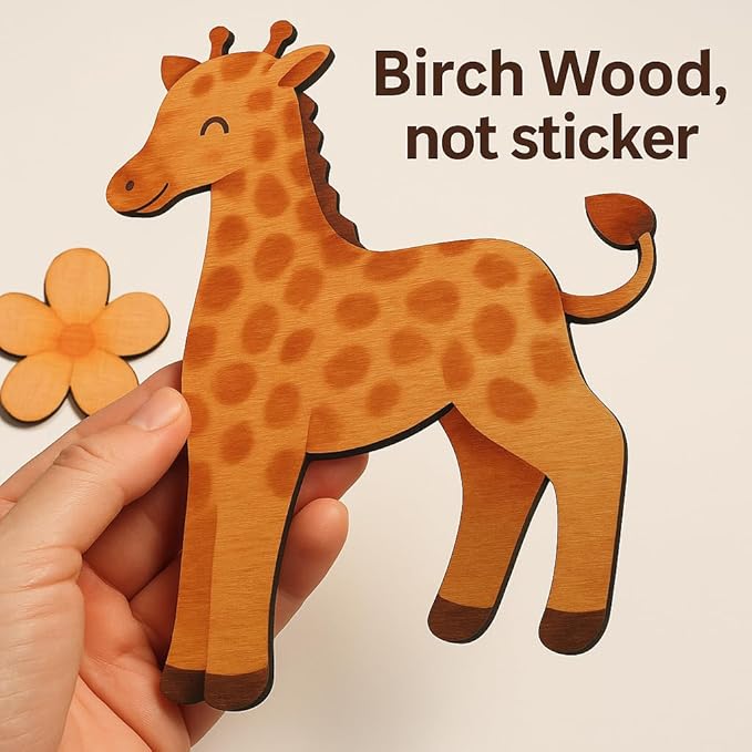Custom Nursery Name Sign with Themed Decor Kit | Personalized Wooden Wall Art for Baby, Kids Room | Space, Jungle, Circus, Under the Sea, Woodland, Rainbow (10", Space)