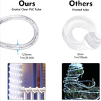 150ft LED Rope Lights Outdoor, 1080 LED Connectable and Flexible Tube Lights with 8 Modes, Waterproof LED Rope Lighting for Garden, Patio, Bedroom, Party, Pool, Indoor Outdoor Decoration (White)