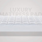 SLEEP ZONE Cotton Mattress Pad California King, Super Soft Pillow Top Mattress Topper, Thick Fluffy Mattress Cover Deep Pocket 8-21 inches, Cal King