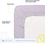 Twin Sheets - Breathable Luxury Sheets with Full Elastic & Secure Corner Straps Built In - 1800 Supreme Collection Extra Soft Deep Pocket Bedding Set, Sheet Set, Twin, Lilac