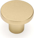 Ravinte 1 Pack Cabinet Knobs Sandy Gold Kitchen Cabinet Knobs Round Dresser Drawer Pulls Closet Door Pulls 1-1/5 Inch