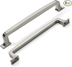 khtumeware 2 Pack 12 Inch Kitchen Cabinet Handles Brushed Satin Nickel Cabinet Pulls Drawer Pulls Kitchen Cabinet Hardware Kitchen Handles for Cabinets Cupboard Handles Drawer Handles