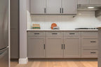 Ravinte Matte Black 3-3/4 Inch Square Cabinet Handles and Black Drawer Pulls - 40 Pack Kitchen Cabinet Hardware