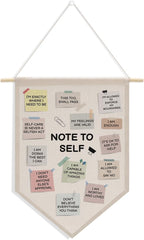 Therapy Office Decor Teacher Desk Must Haves Canvas Hanging Pennant Flag Banner Wall Sign Gift for Nursery Bedroom Playroom Game Room Front Door