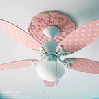Ekena Millwork 12 1/2"OD x 3 7/8"ID x 3/4"P Bradford Fits Canopies up to 6 5/8" Ceiling Medallion, FireBrick