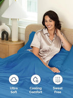 Extra Deep King Sheet Set - 6 Piece Breathable & Cooling Sheets - Hotel Luxury Bed Sheets Set - Easy & Secure Fit - Soft, Wrinkle Free & Comfy Sheets Set - Royal Blue Sheet Set with Extra Deep Pockets