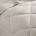 CozyLux Full Size Comforter Sets Beige - 7 Pieces Bed in a Bag Full, Luxury Soft Bed Set for All Seasons, Bedding Set with Down Alternative Comforter, Sheets, Pillowcases & Shams