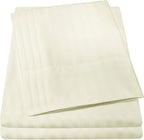 Full Size Bed Sheets - 6 Piece 1500 Supreme Collection Fine Brushed Microfiber Deep Pocket Full Sheet Set Bedding - 2 Extra Pillow Cases, Great Value, Full, Dobby Beige